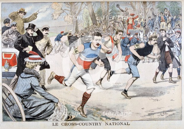 Running, The National Cross Country, Paris, 1903. Artist: Unknown