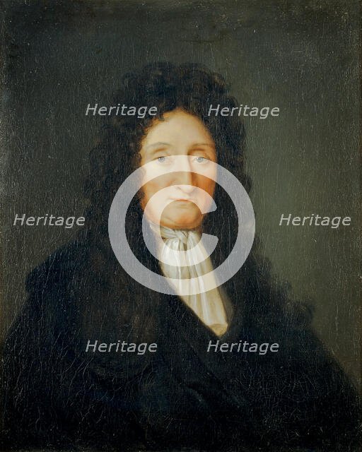 Portrait of Jean de La Fontaine (1621-1695), 1700. Creator: Anonymous.