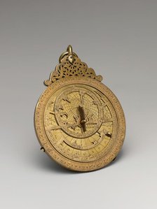 Astrolabe of ‘Umar ibn Yusuf ibn ‘Umar ibn ‘Ali ibn Rasul al-Muzaffari, Yemen, AH 690/ AD 1291. Creator: ‘Umar ibn Yusuf ibn ‘Umar ibn ‘Ali ibn Rasul al-Muzaffari.