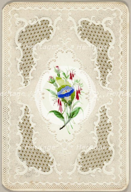 Untitled Valentine (Flowers), 1840/50. Creator: Unknown.