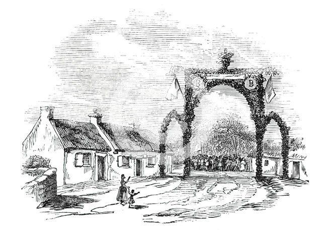 Arch near Burns' cottage, 1844. Creator: Unknown.