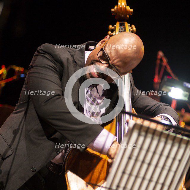 Christian McBride, 2018. Artist: Alan John Ainsworth.