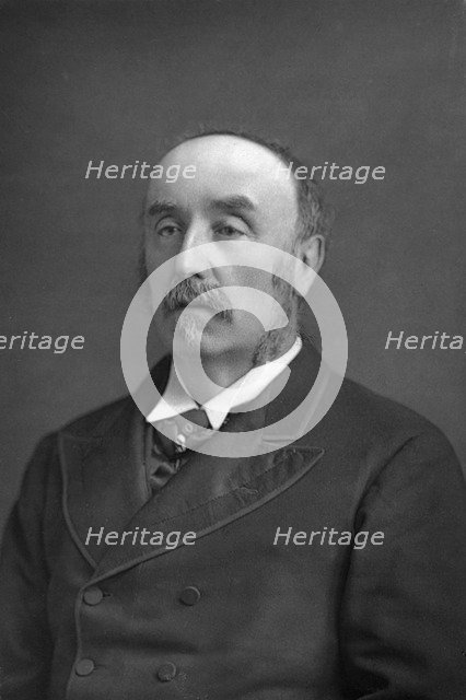 Lewis Morris, British poet, 1890.Artist: W&D Downey