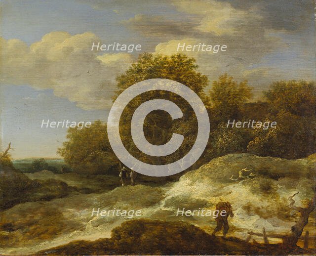 Landscape with Sandy Path, c1655. Creator: Willem Gras.