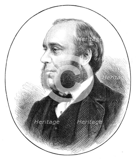 Mr. W. H. Smith, M.P., Financial Secretary to the Treasury, 1874. Creator: Unknown.