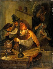 An alchemist, c1670s. Creator: Unknown.
