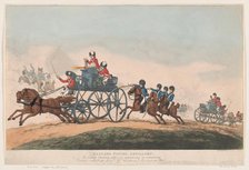 Sadlers Flying Artillery, September 3, 1798., September 3, 1798. Creator: Thomas Rowlandson.