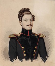 Portrait of Artemy Dmitrievich Raevsky (1814-1853), 1835. Creator: Hampeln, Carl, von (1794-after 1880).