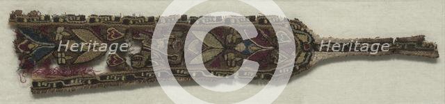 Fragment of a Clavus, 700s. Creator: Unknown.