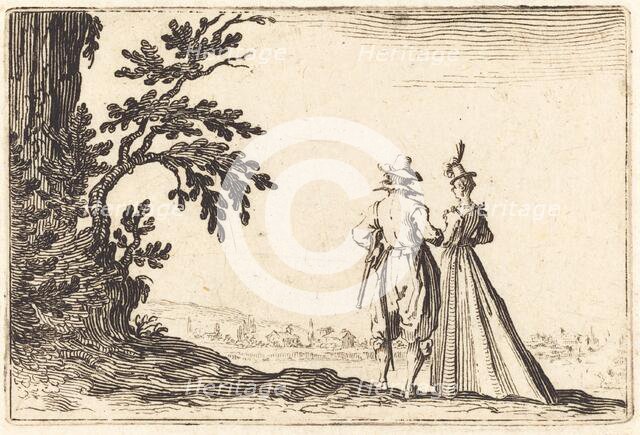 The Promenade, c. 1622. Creator: Jacques Callot.