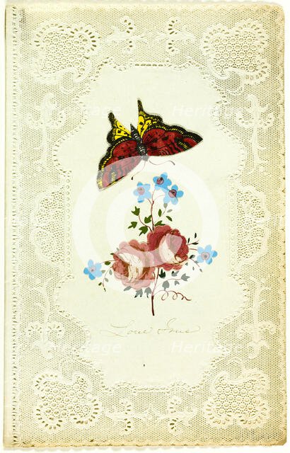 Love True (Valentine), c. 1850. Creator: George Kershaw.