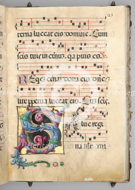 Gradual, c. 1520. Creator: Girolamo dai Libri (Italian, 1474-1555), circle of.
