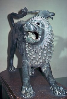 Etruscan bronze of a chimera. Artist: Unknown
