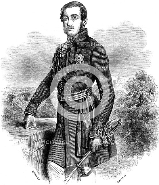 Albert (1819-1861), Prince Consort of Queen Victoria, 1844. Artist: Unknown