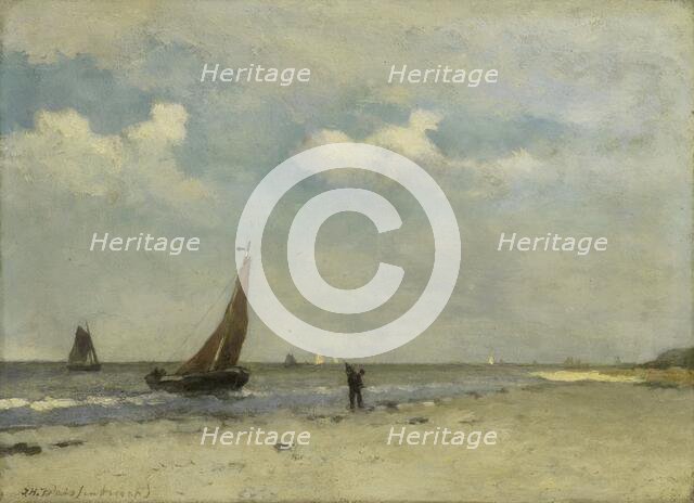 Beach Scene, c.1870-c.1903. Creator: Jan Hendrik Weissenbruch.