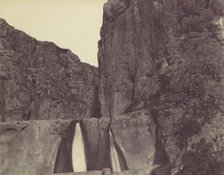 Waterfall, Constantine, 1856. Creator: John Beasley Greene.