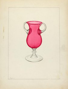 Vase, c. 1940. Creator: Giacinto Capelli.