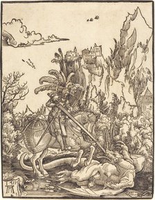 Saint George Slaying the Dragon, 1511. Creator: Albrecht Altdorfer.