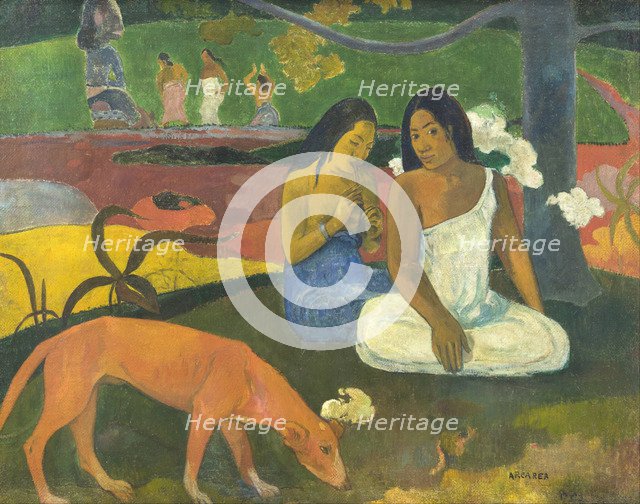 Arearea (Jokes), 1892. Artist: Gauguin, Paul Eugéne Henri (1848-1903)