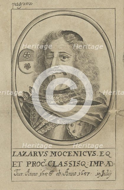 Portrait of Admiral Lazzaro Mocenigo (1624-1657) , ca 1720. Creator: Anonymous.