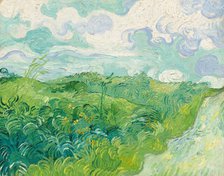 Green Wheat Fields, Auvers, 1890. Creator: Vincent van Gogh.