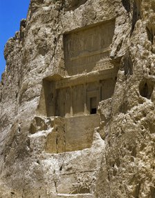 Tomb of King Artaxerxes I, Naqsh-e Rustam, Iran, Achaemenid Empire, 466-426 BC (1994). Creator: LTL.