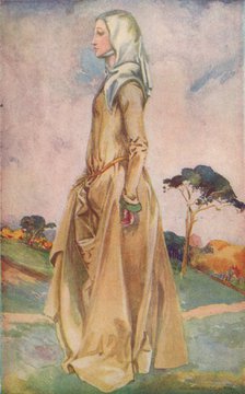 'A Woman of the Time of Henry II', 1907. Artist: Dion Clayton Calthrop.