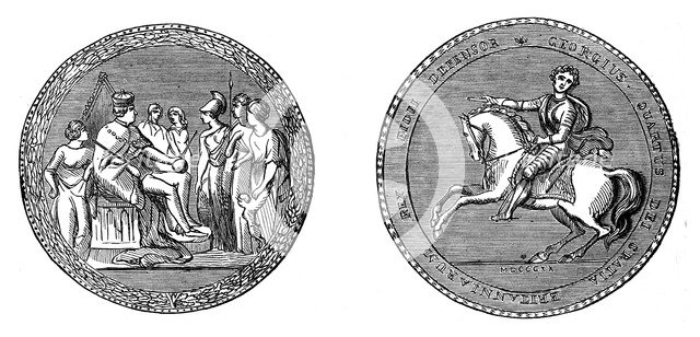 The Great Seal of King George IV, c1895. Artist: Unknown