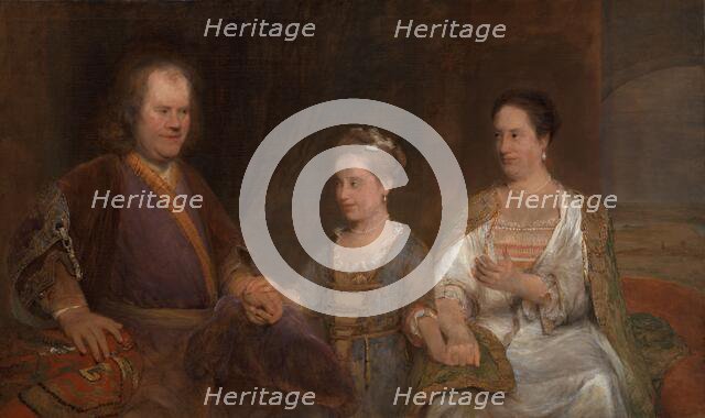 Hermanus Boerhaave (1668-1738), Professor of Medicine at the University of Leiden, with his Wife Mar Creator: Aert de Gelder.