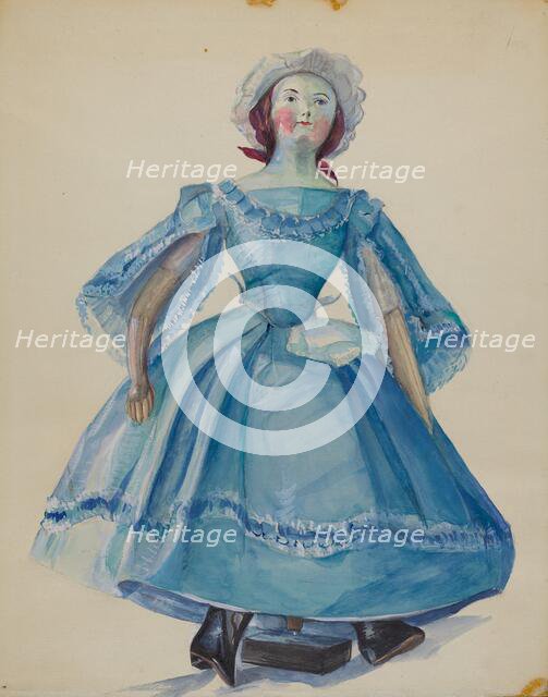 Doll, c. 1936. Creator: Mina Lowry.