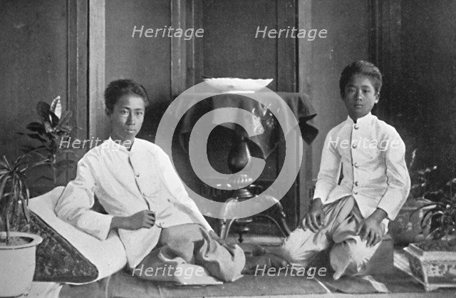 Two Siamese gentlemen, 1902. Artist: Unknown.