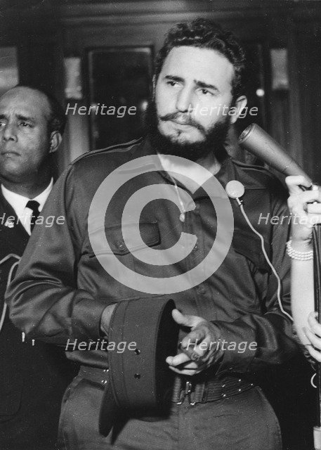 Fidel Castro, Cuban revolutionary leader, c1956-1965. Artist: Unknown