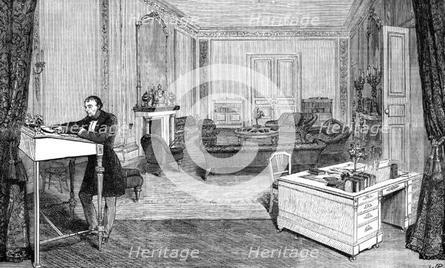 The room in which Lord Beaconsfield Died (back drawing-room at 19, Curzon-Street...), 1881. Creator: Unknown.
