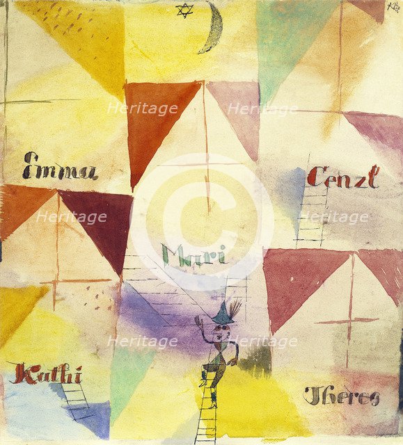 The Bavarian Don Giovanni, 1919. Artist: Klee, Paul (1879-1940)