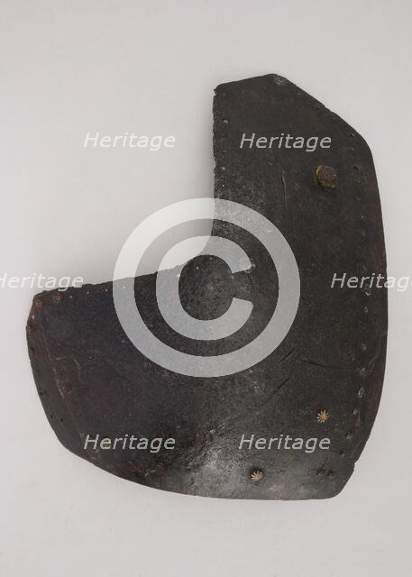 Right Breastplate from a Brigandine, Italian, ca. 1400-1425. Creator: Unknown.