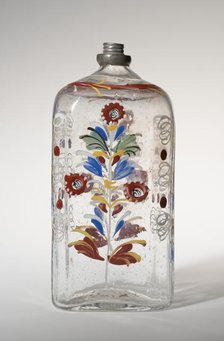Cordial Bottle, c1775-1810. Creator: Unknown.