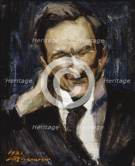 Portrait of T.K. Sallinen, 1921. Creator: Jalmari Ruokokoski.