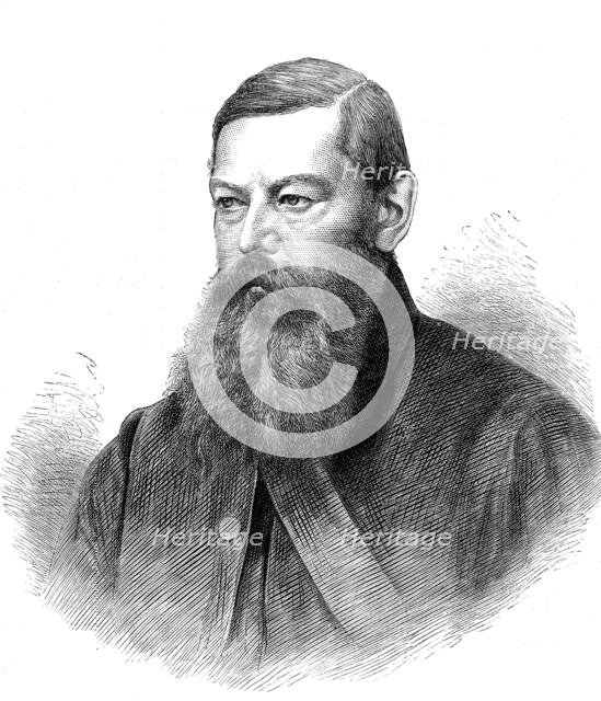 Mr. J. H. Brand, President of the Orange Free State, 1881.  Creator: Unknown.