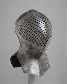 Foot-Combat Helm of Sir Giles Capel (1485-1556), possibly British, ca. 1510. Creator: Unknown.