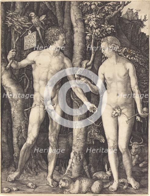 Adam and Eve, 1504. Creator: Albrecht Durer.