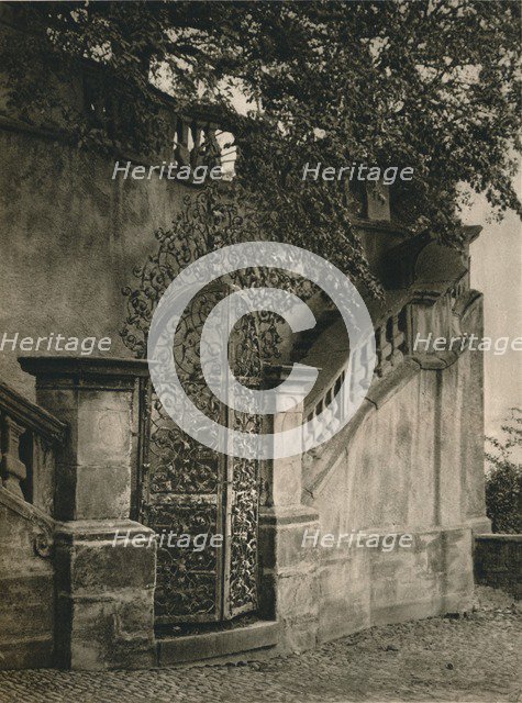 'Meersburg (Bodensee). Entrance to the new castle', 1931. Artist: Kurt Hielscher.