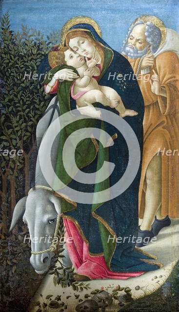 The Flight into Egypt, 1510. Creator: Botticelli, Sandro (1445-1510).