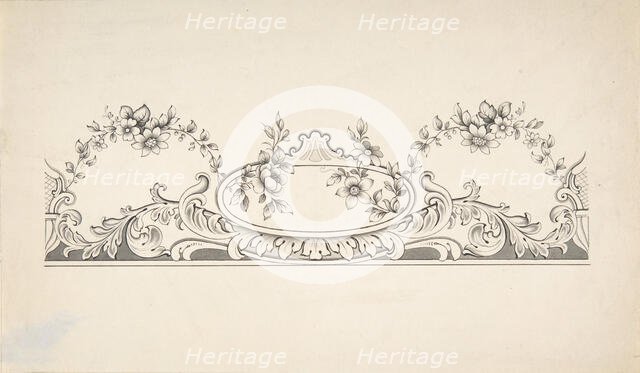 Design for Panel Decoration, 1828-40. Creator: J Hulme.