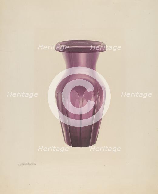Vase, 1935/1942. Creator: Isidore Steinberg.