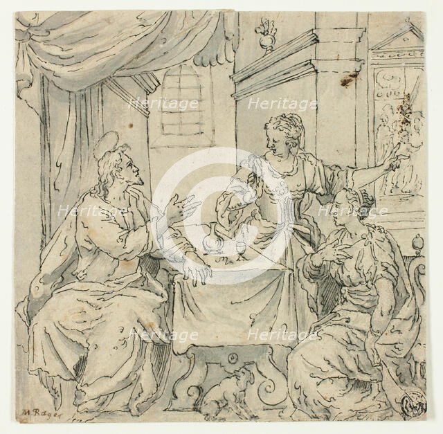 Christ at the Table of Mary and Martha, n.d. Creator: Unknown.