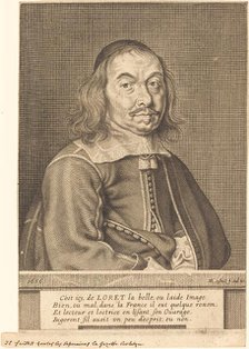 Jean Loret, 1656. Creator: Michel Lasne.