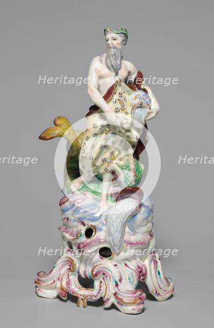 Figure of Water, 1755. Creator: Bow Porcelain Factory (British).