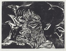 Fanny Wocke, 1916. Creator: Ernst Kirchner.