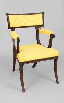 Armchair, England, c. 1810. Creator: Unknown.