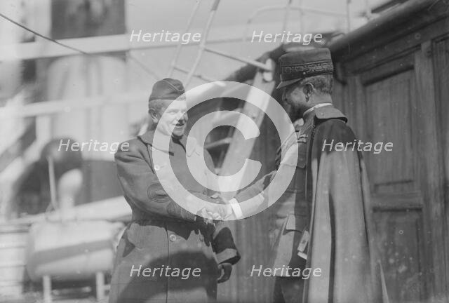Col. Wm. Wallace & Gen. Guglielmotti, Apr 1919. Creator: Bain News Service.